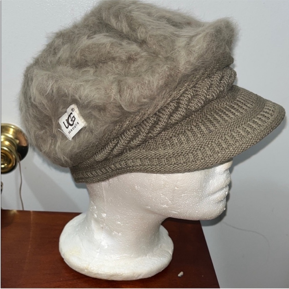 UGG Cozy Knit Beanie in Tan and Brown